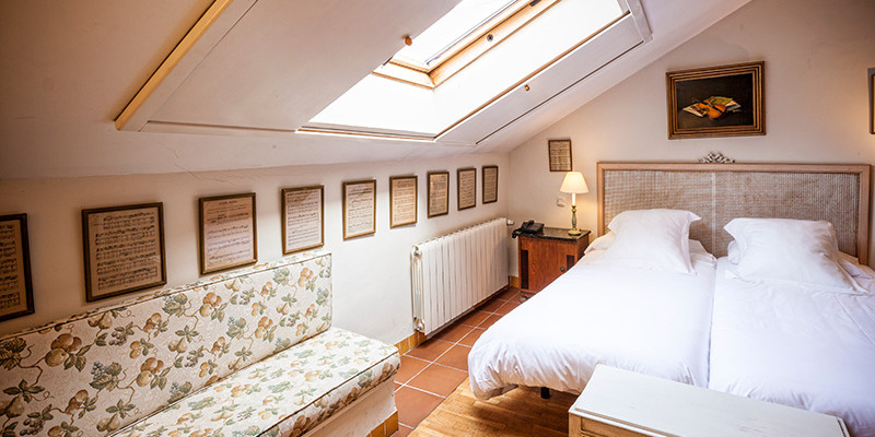 Habitación de la música. Hotel Salinas de Imón